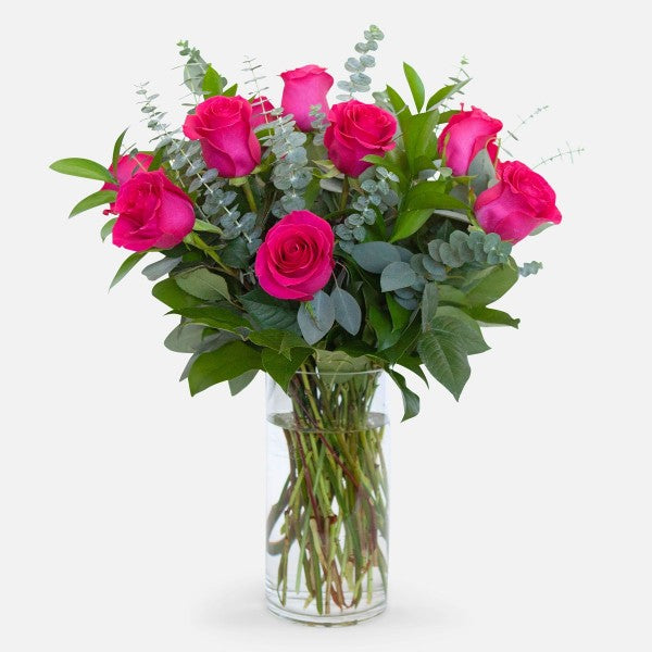 Mom's Fuschia Roses - www.bloomfloralshop.com