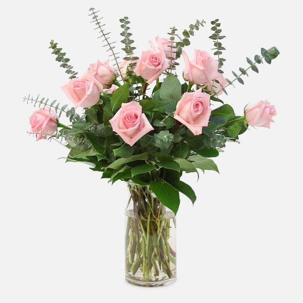 Mom's Baby Pink Roses - www.bloomfloralshop.com