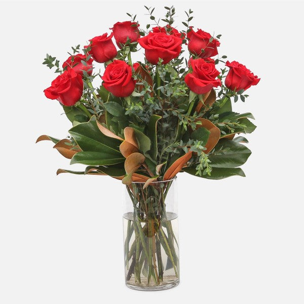 Mom's Red Roses - www.bloomfloralshop.com